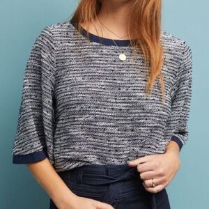 & Layered Anthropologie Blouse Size Small